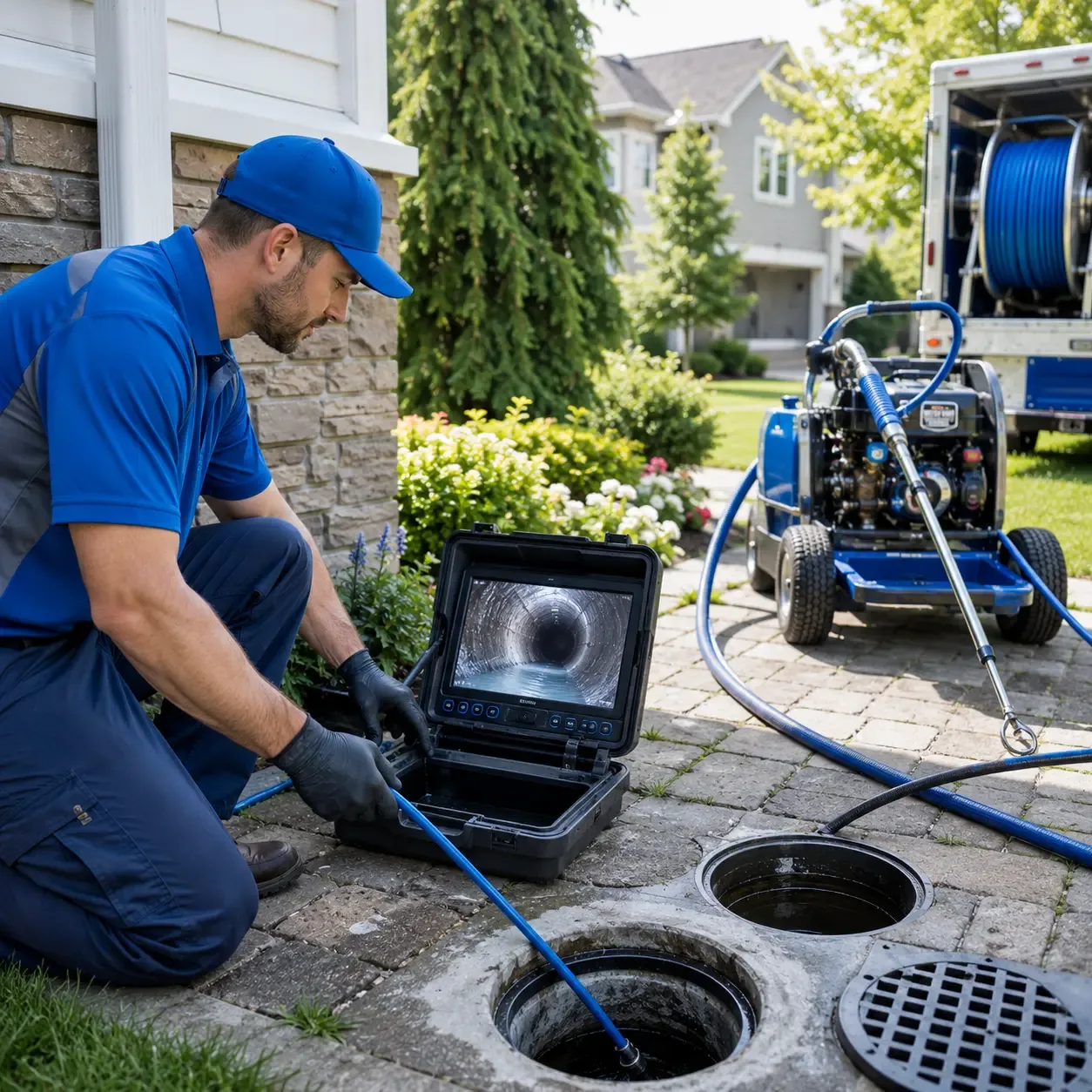 Outdoor drain cleaning professionals serving Hillsdale, NJ
